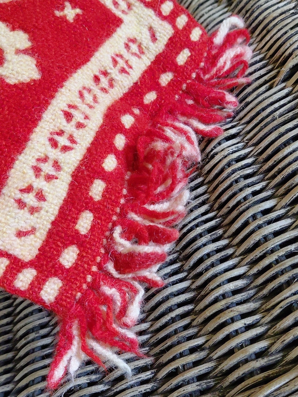 Vintage Handmade Mini Rug - Picture 7 of 8